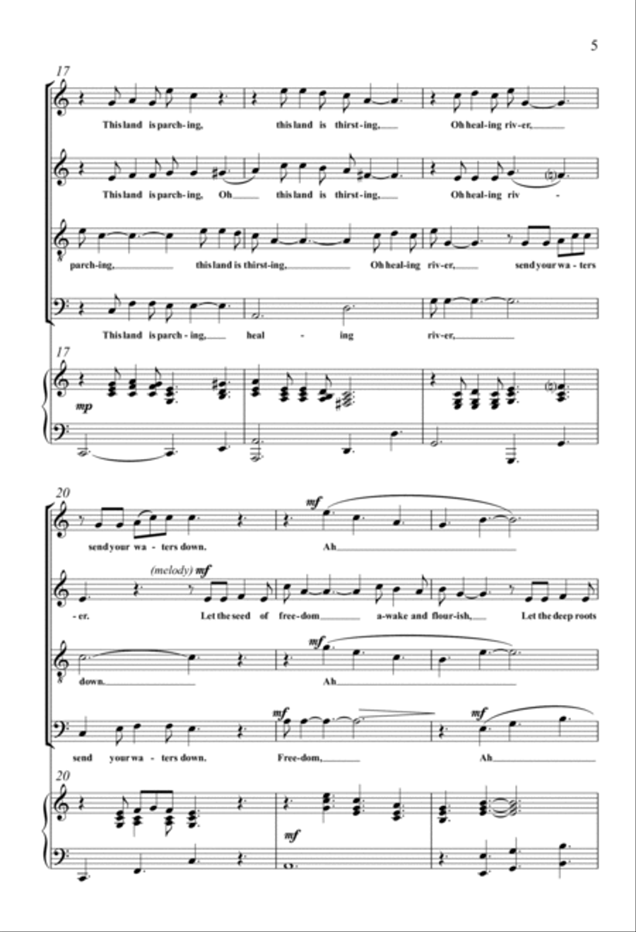 Healing River 4-Part scores gallery preview page 4