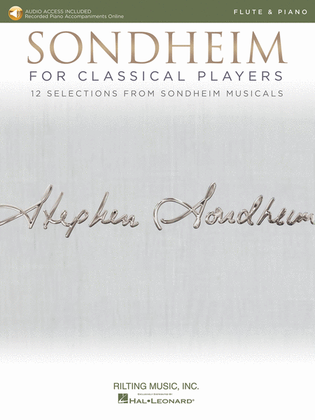 Book cover for Sondheim for Classical Players