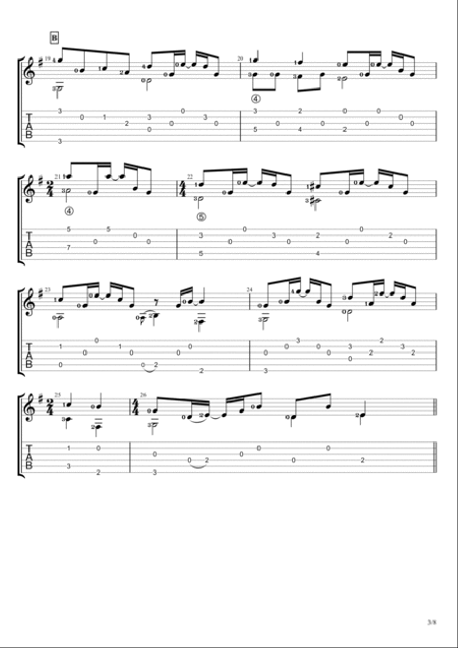 Ambulan Zig Zag Electric Guitar scores gallery preview page 3