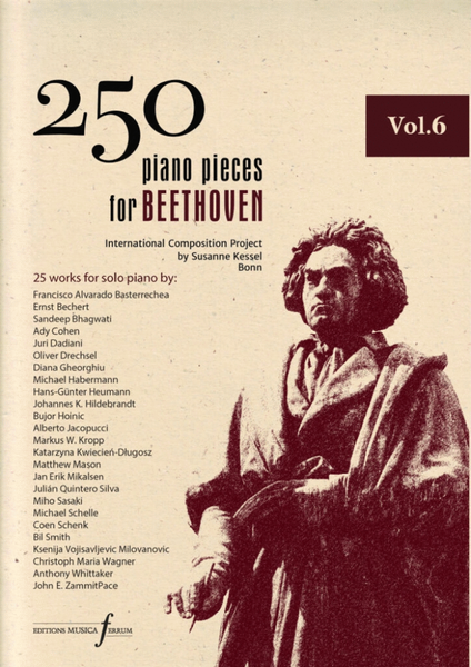 250 Piano Pieces for Beethoven - Volume 6