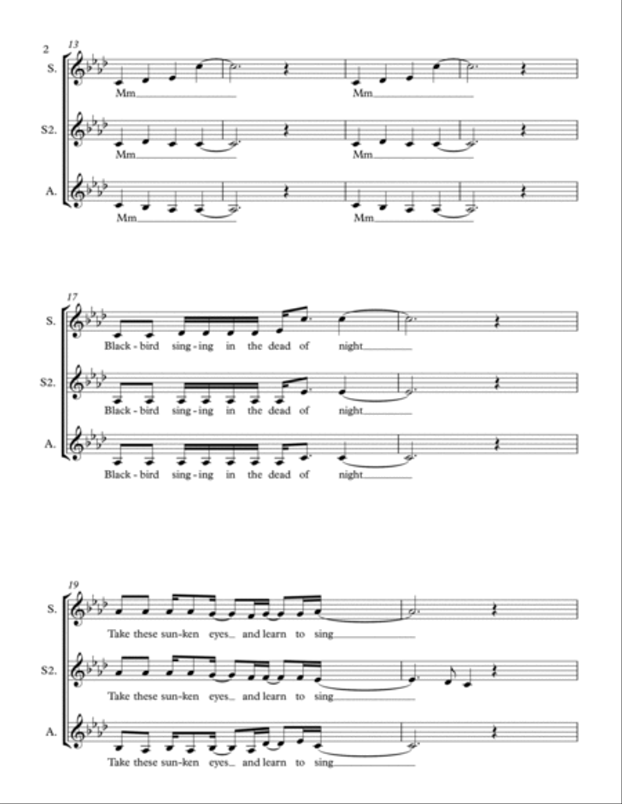 Blackbird Blackbird SSA scores gallery preview page 2