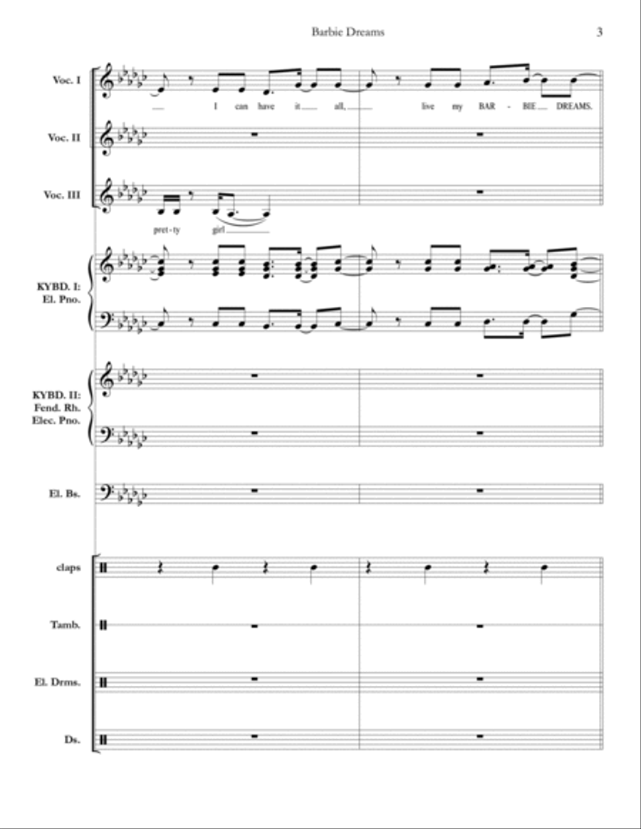 Barbie Dreams School and Community scores gallery preview page 3