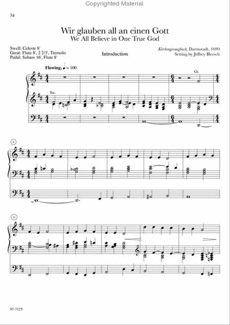 Introductions, Harmonizations, Accompaniments, Interpretations, Vol. 2 Organ scores gallery preview page 10