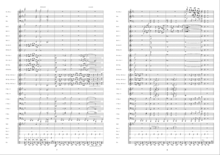 Olhos Verdes Concert Band scores gallery preview page 5