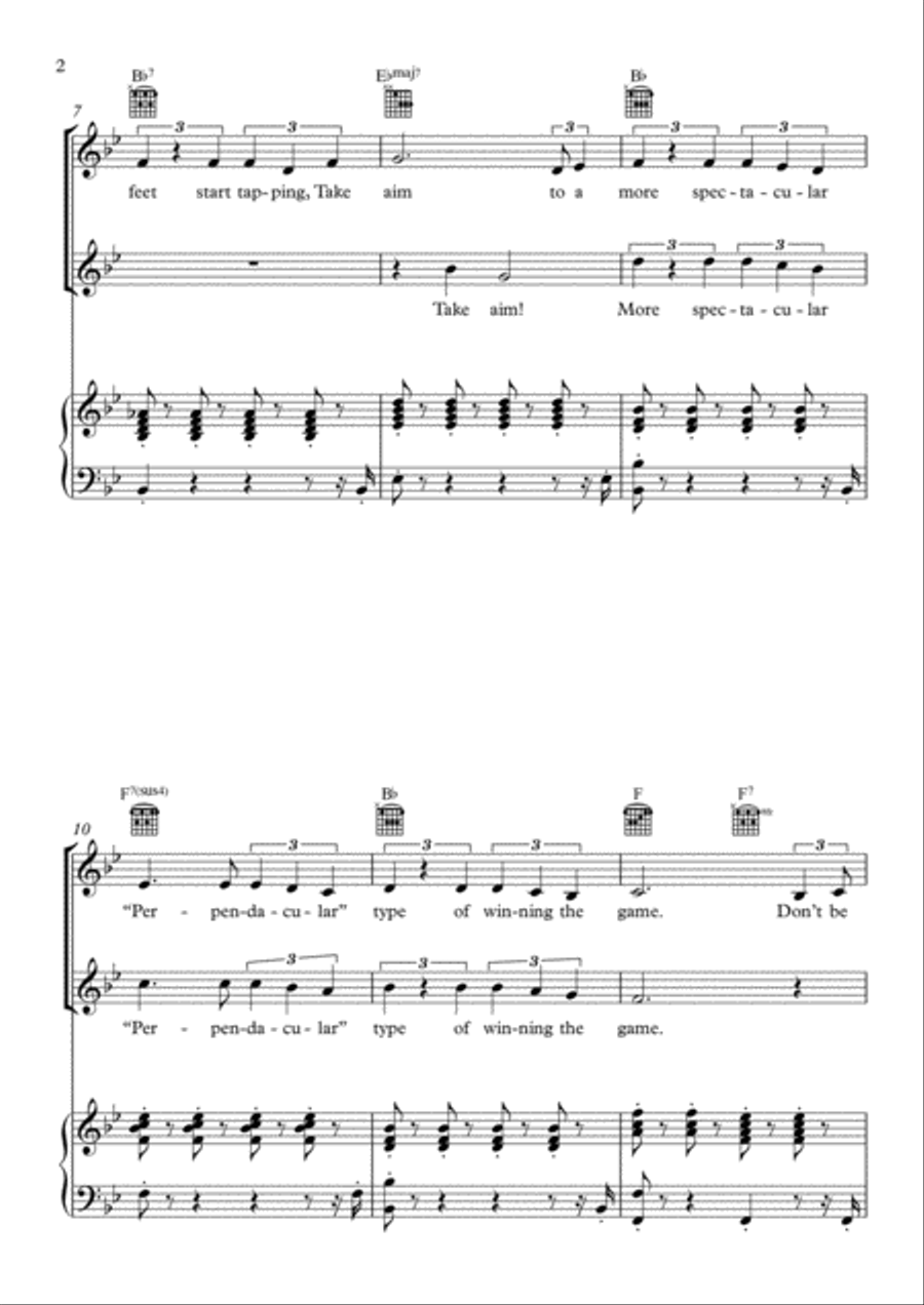 Take The Strain Choir scores gallery preview page 2