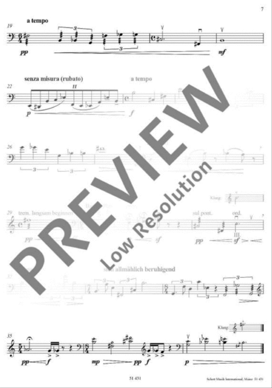 Abschied Cello scores gallery preview page 8