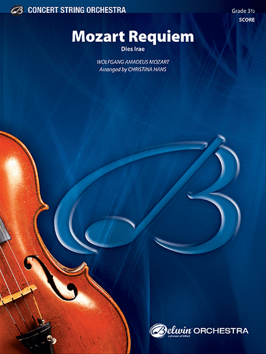 Mozart Requiem -- Dies Irae String Orchestra scores gallery preview page 1