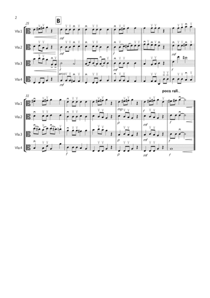 Beethoven Symphony No.7 (slow movement) for Viola Quartet image number null