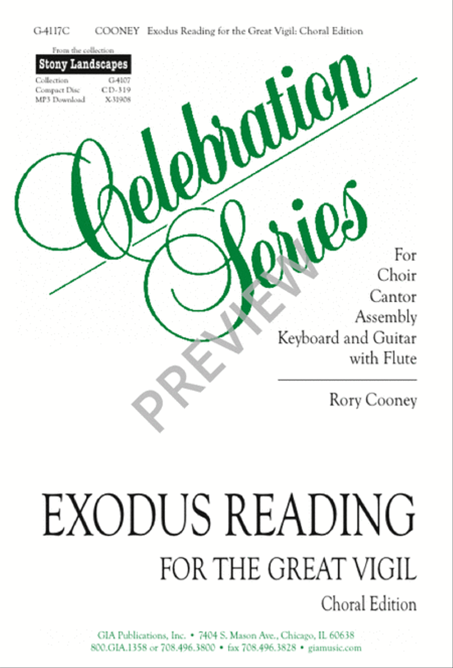Exodus Reading for the Great Vigil - Choir edition 4-Part scores gallery preview page 2