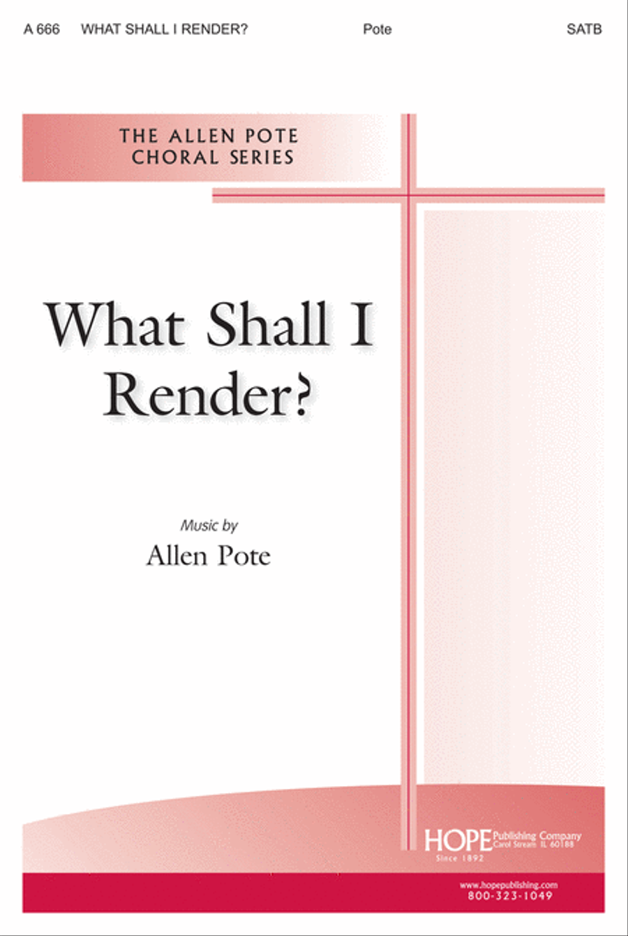 What Shall I Render? 4-Part scores gallery preview page 1