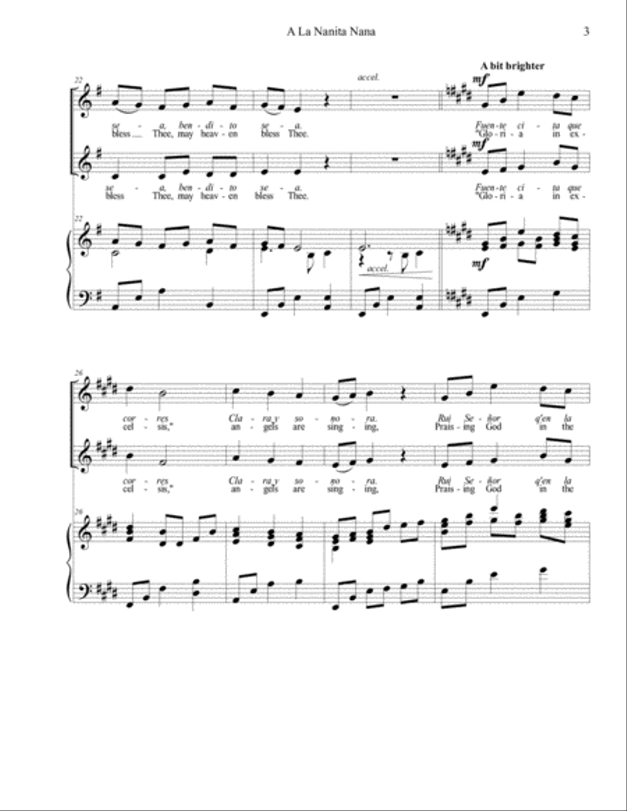 A La Nanita Nana (2 pt.) A La Nanita Nana (2 pt.) SA scores gallery preview page 3