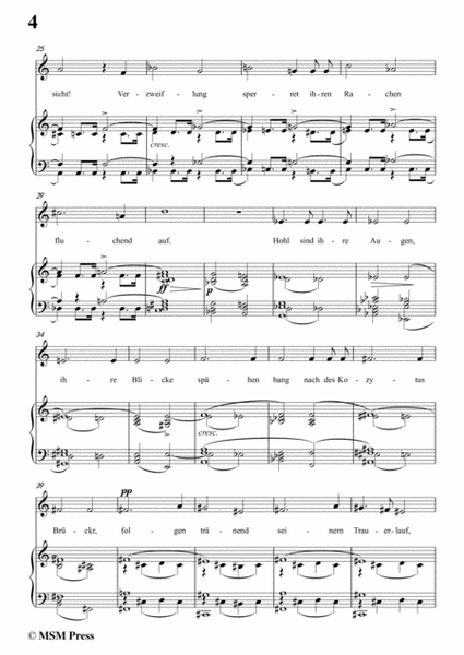 Schubert-Gruppe aus dem Tartarus,Op.24 No.1,in C Major,for Voice&Piano image number null