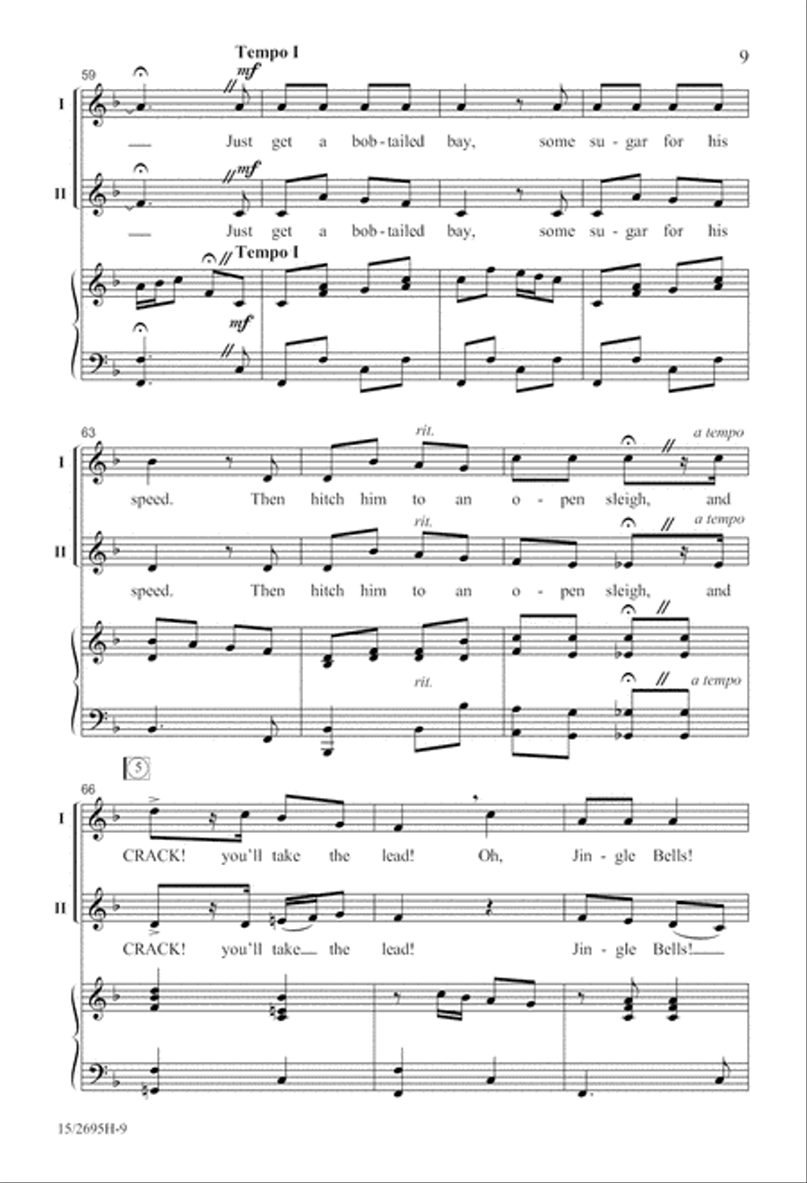 Jingle Bells Jingle Bells 2-Part scores gallery preview page 10