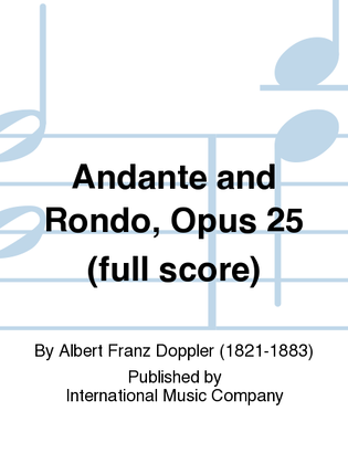 Book cover for Full Score (Seperately) To Andante And Rondo, Opus 25