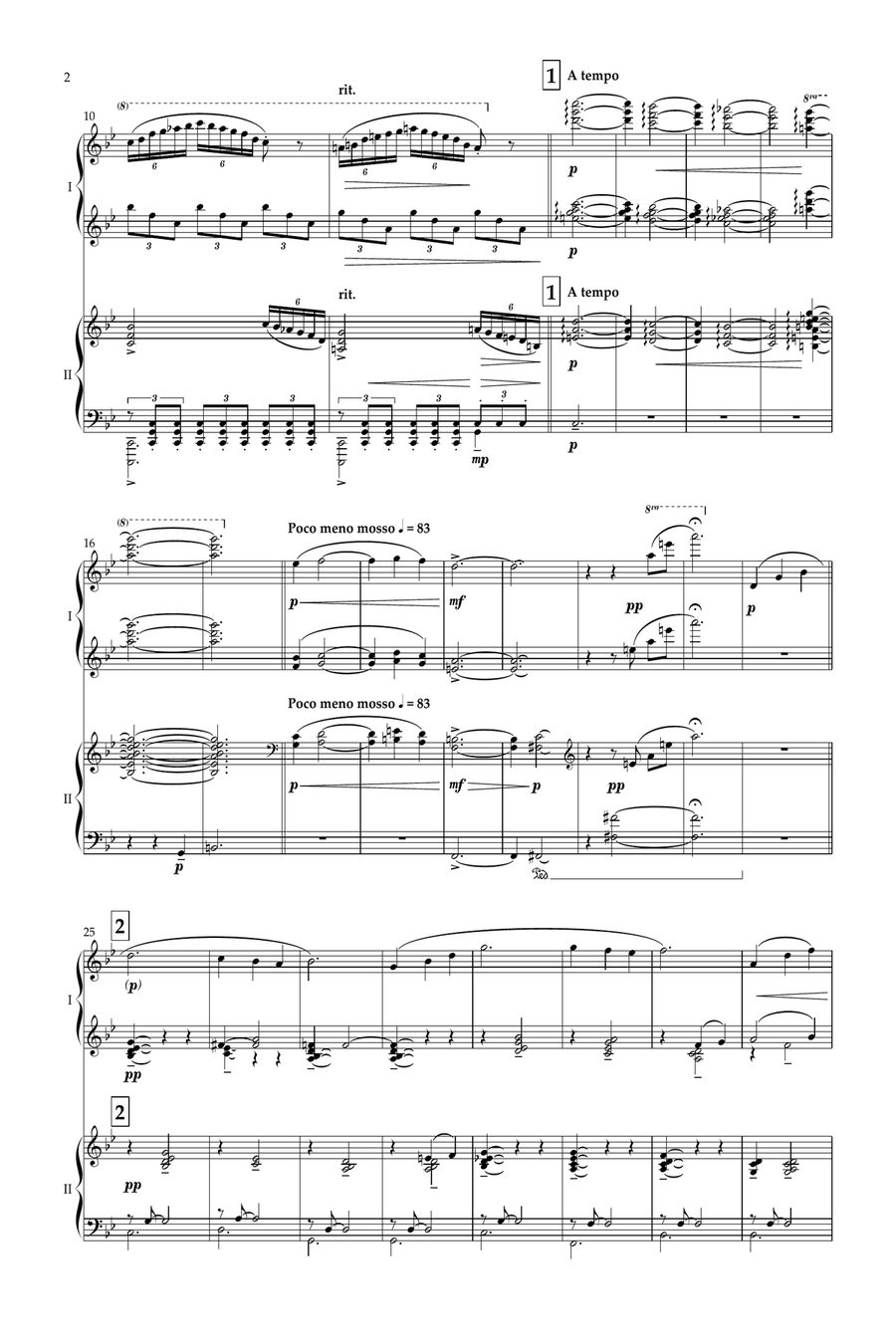 Howl's Moving Castle Chamber Music scores gallery preview page 2