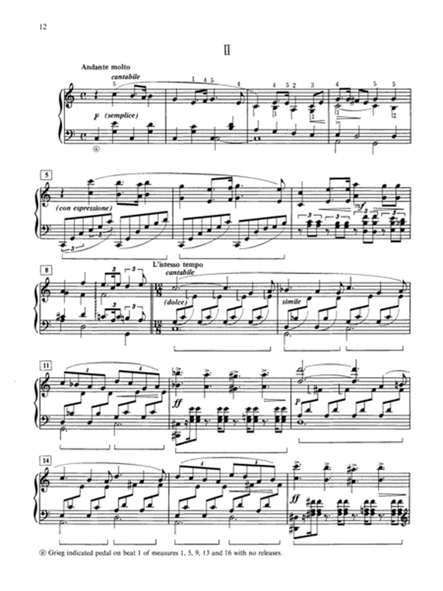 Grieg: Sonata in E Minor, Opus 7