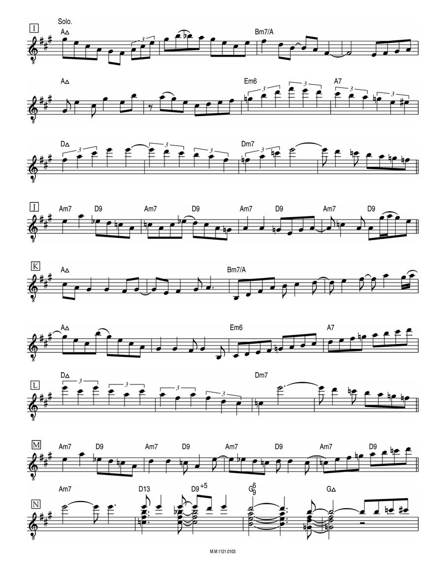Diamante Diamante Electric Guitar scores gallery preview page 3