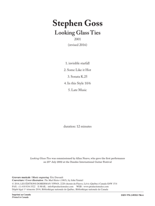 Book cover for Looking Glass Ties