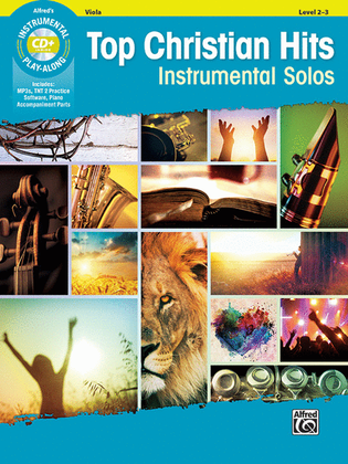 Book cover for Top Christian Hits Instrumental Solos for Strings