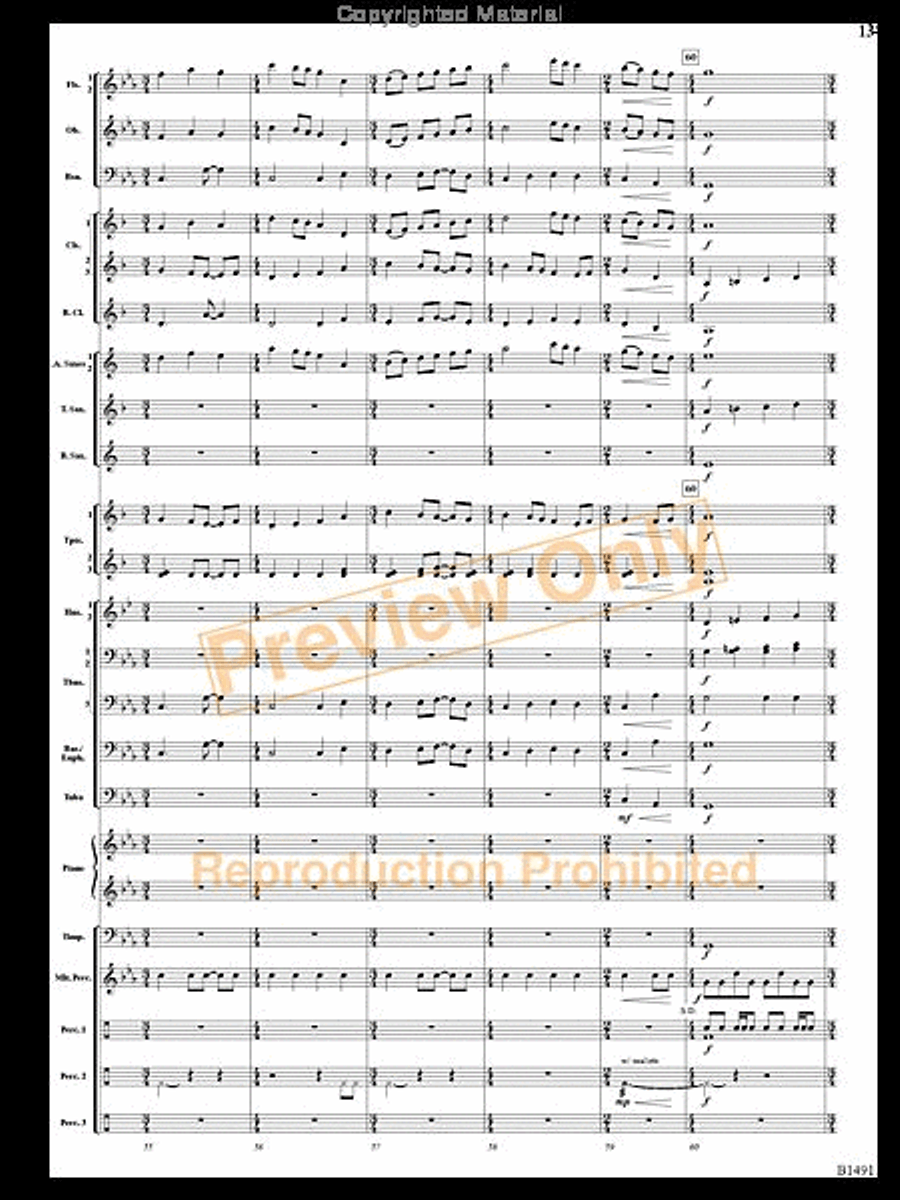 Nevermore Concert Band scores gallery preview page 12