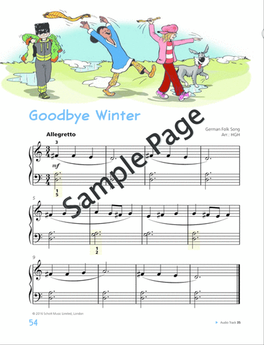 Piano Junior: Lesson Book 2 Piano Method scores gallery preview page 55