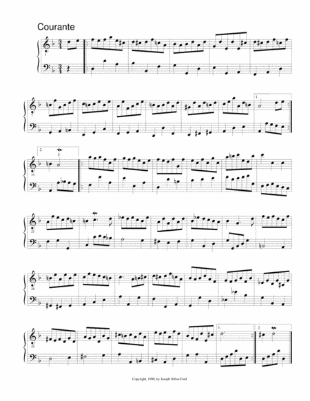 Suite française no. 1 pour le clavecin (French Suite No. 1 for Harpsichord) image number null