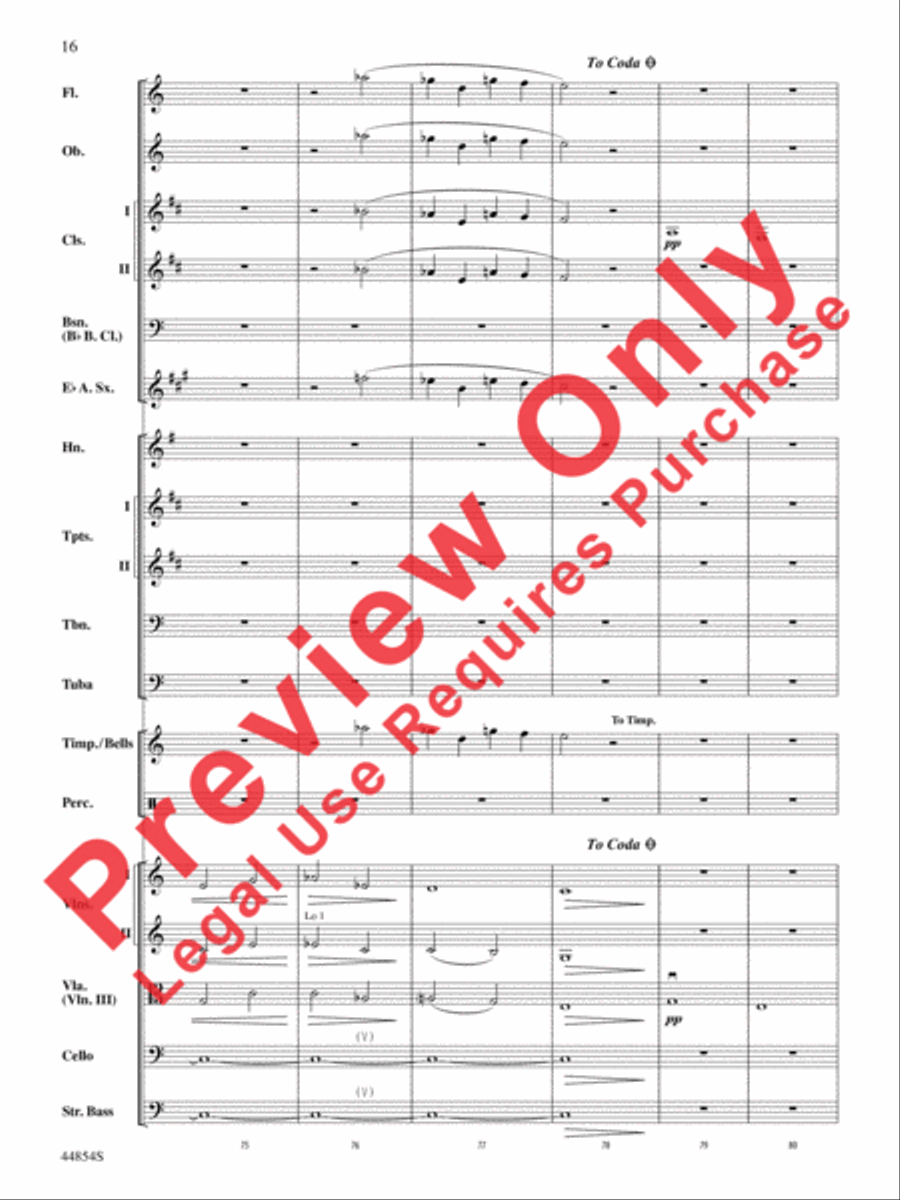 Romeo and Juliet Overture Full Orchestra scores gallery preview page 36
