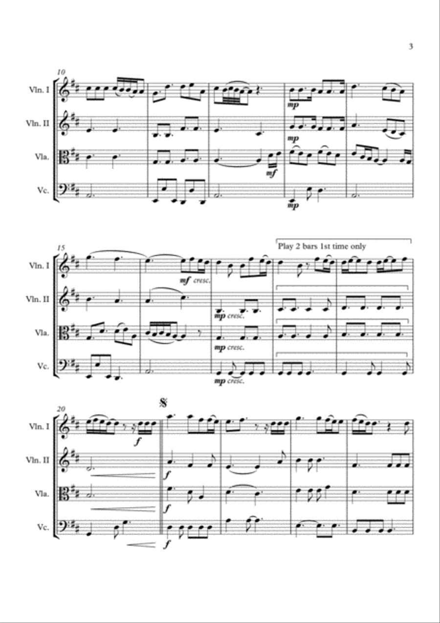 Remedy String Quartet scores gallery preview page 5