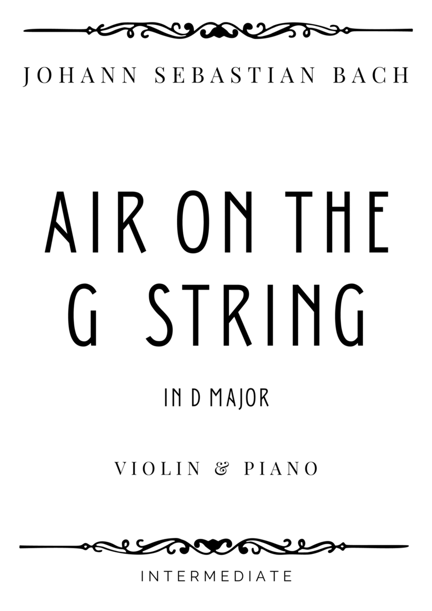 J.S. Bach - Air in the G String in D Major image number null