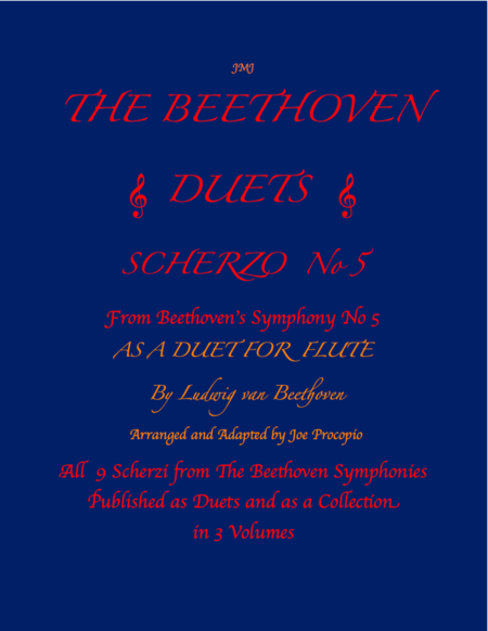 The Beethoven Duets For Flute Scherzo No. 5 image number null