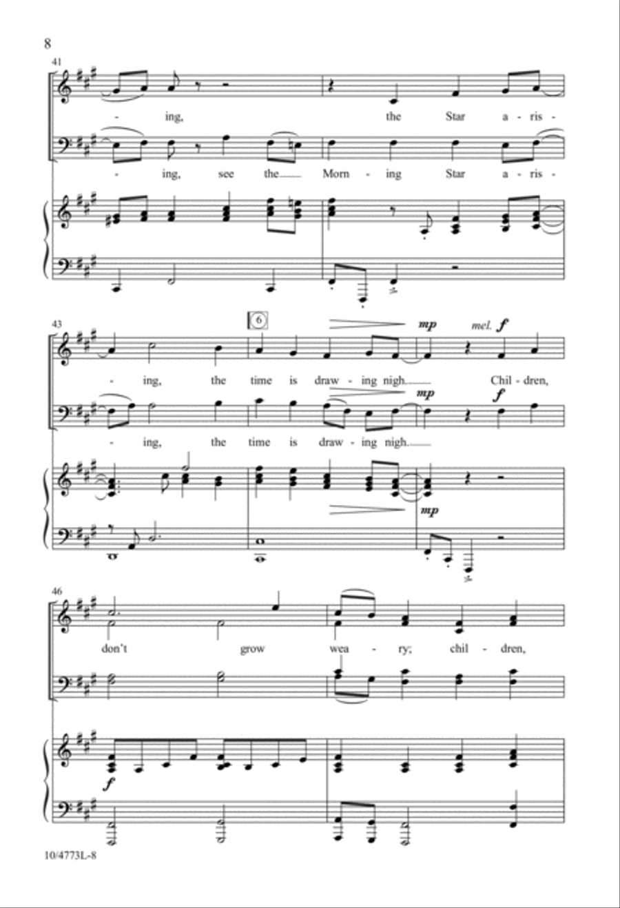 Keep Your Lamps Trimmed and Burning 4-Part scores gallery preview page 8