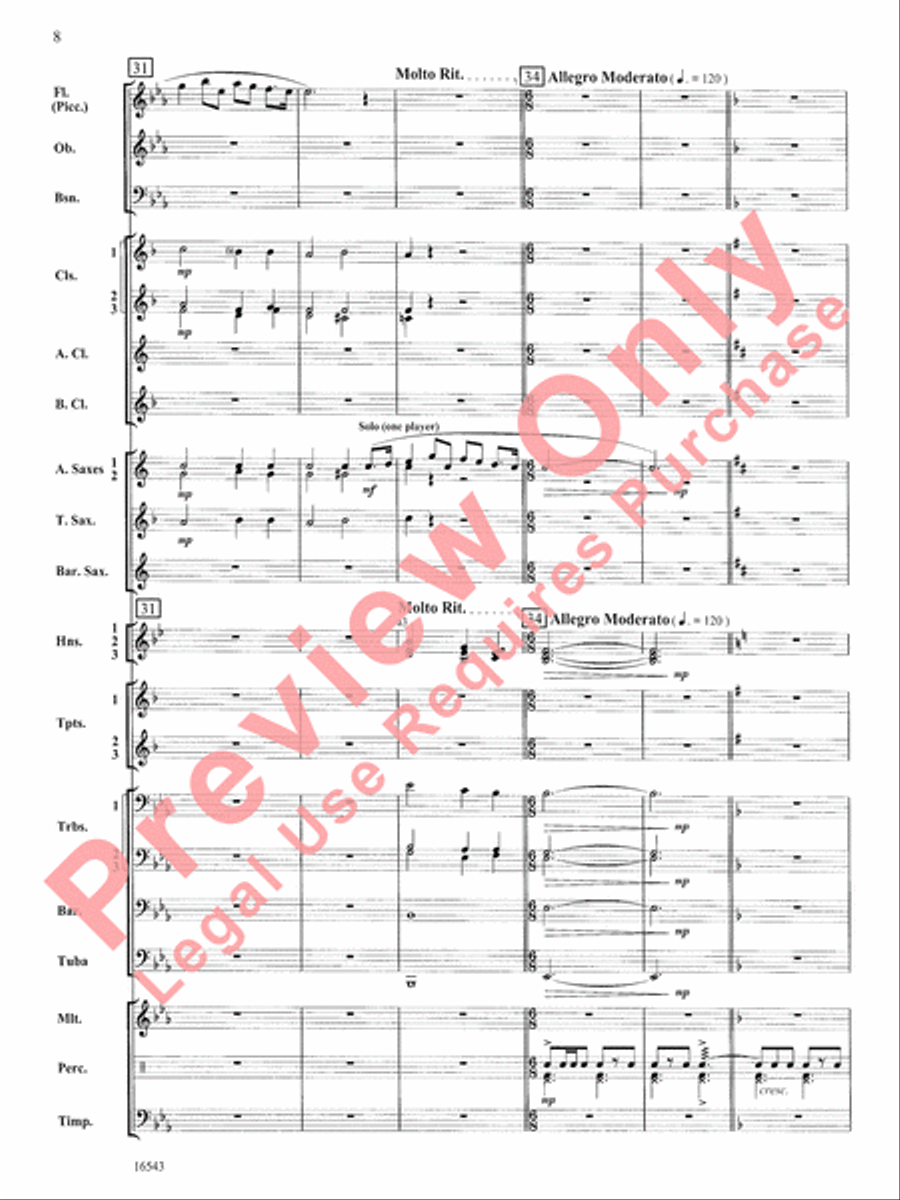 The Emerald Isle Concert Band scores gallery preview page 9
