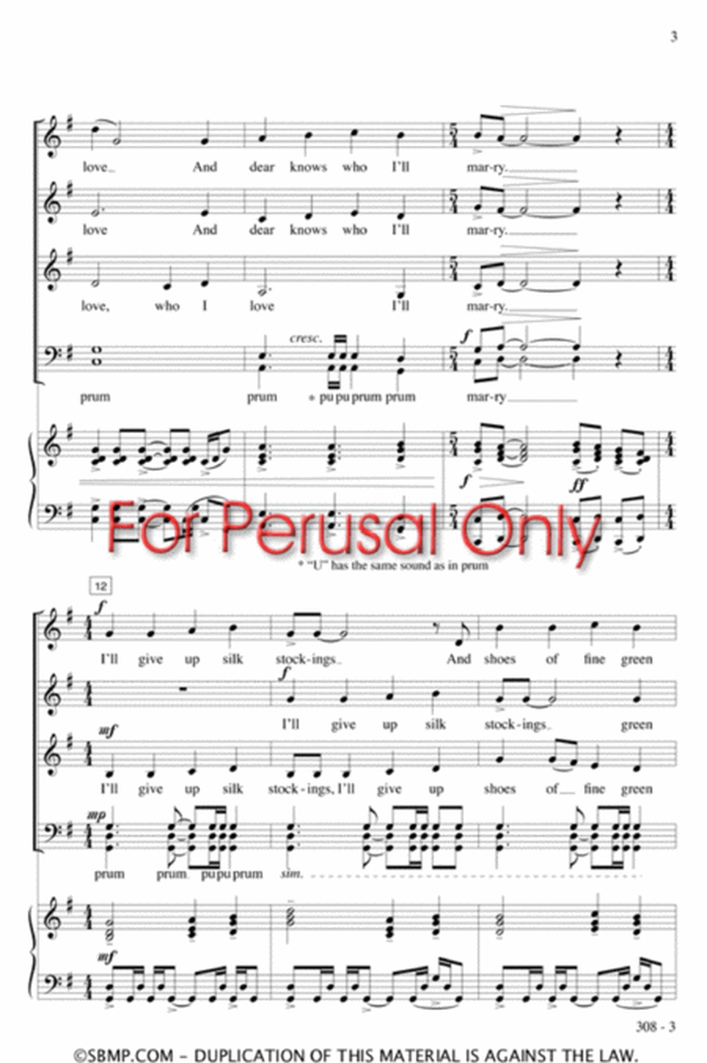 I Know Where I'm Goin' - SATB Octavo image number null