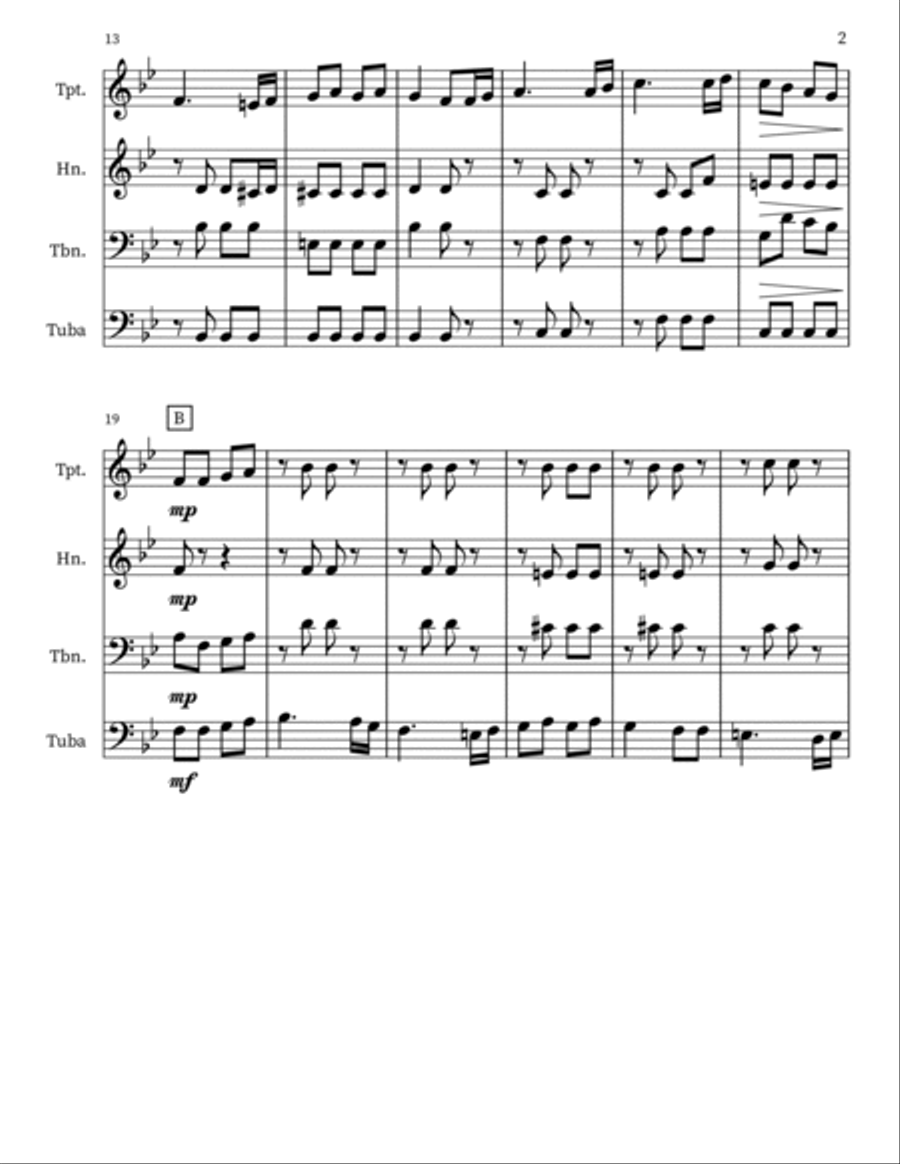 Awakening Chorus Choir scores gallery preview page 2
