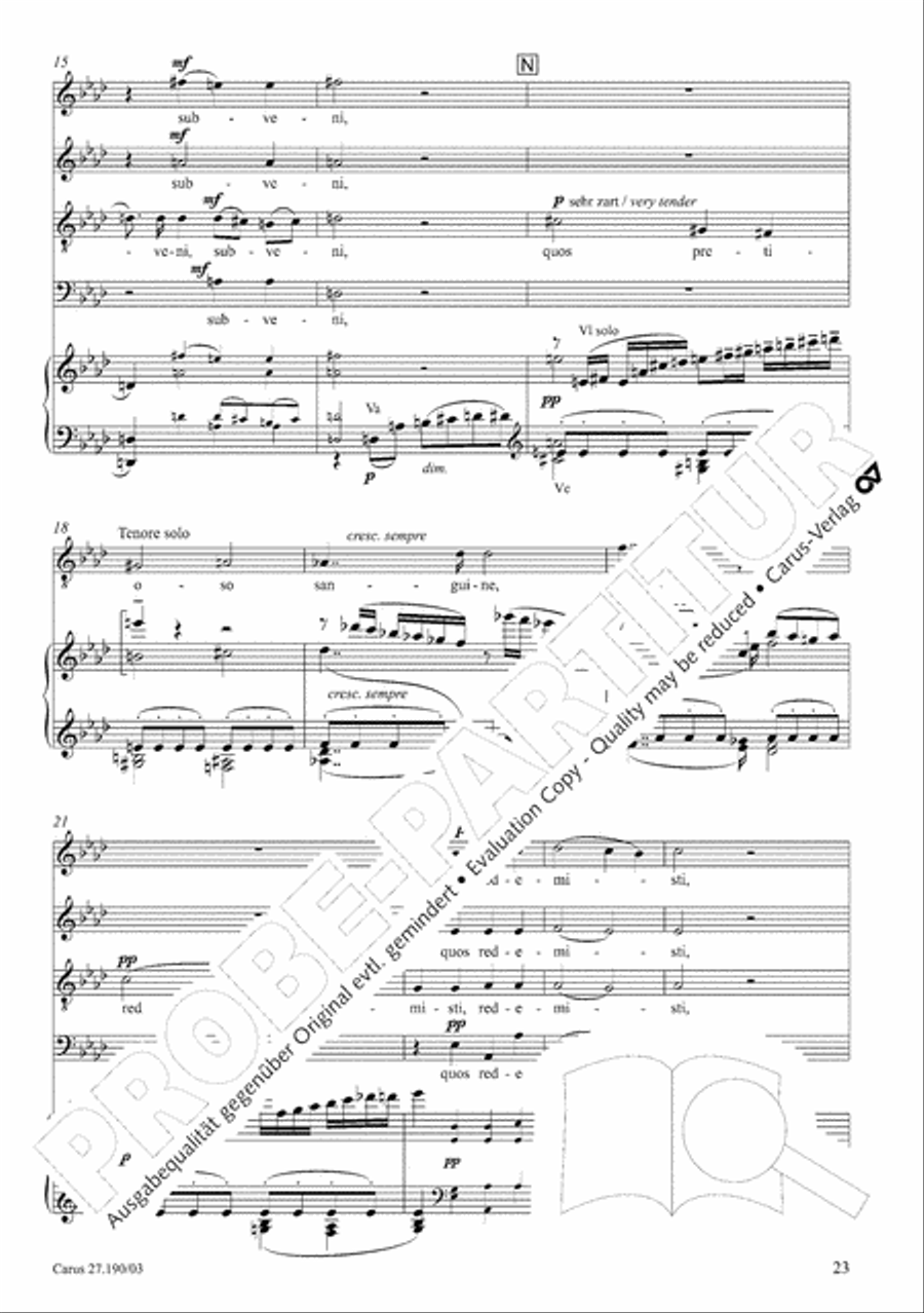 Te Deum 4-Part scores gallery preview page 24
