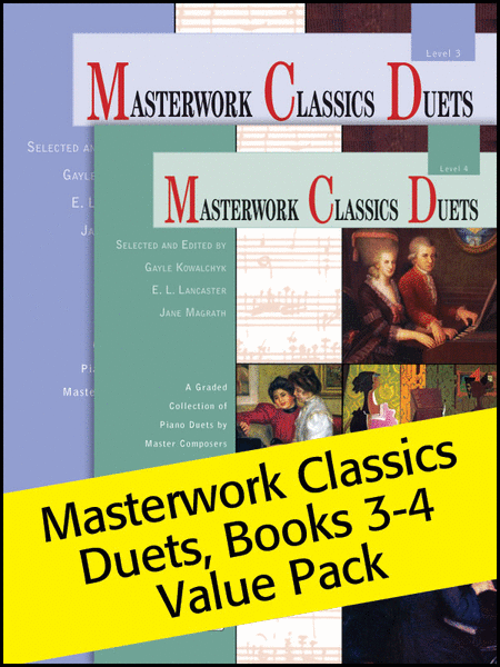 Masterwork Classics Duets, Levels 3 & 4 Value Pack