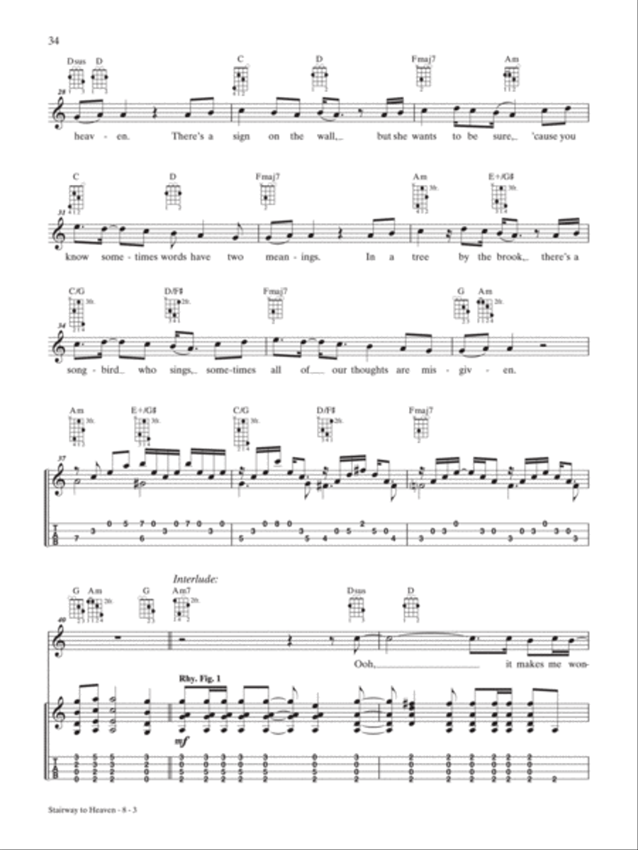 Stairway to Heaven Mandolin scores gallery preview page 3
