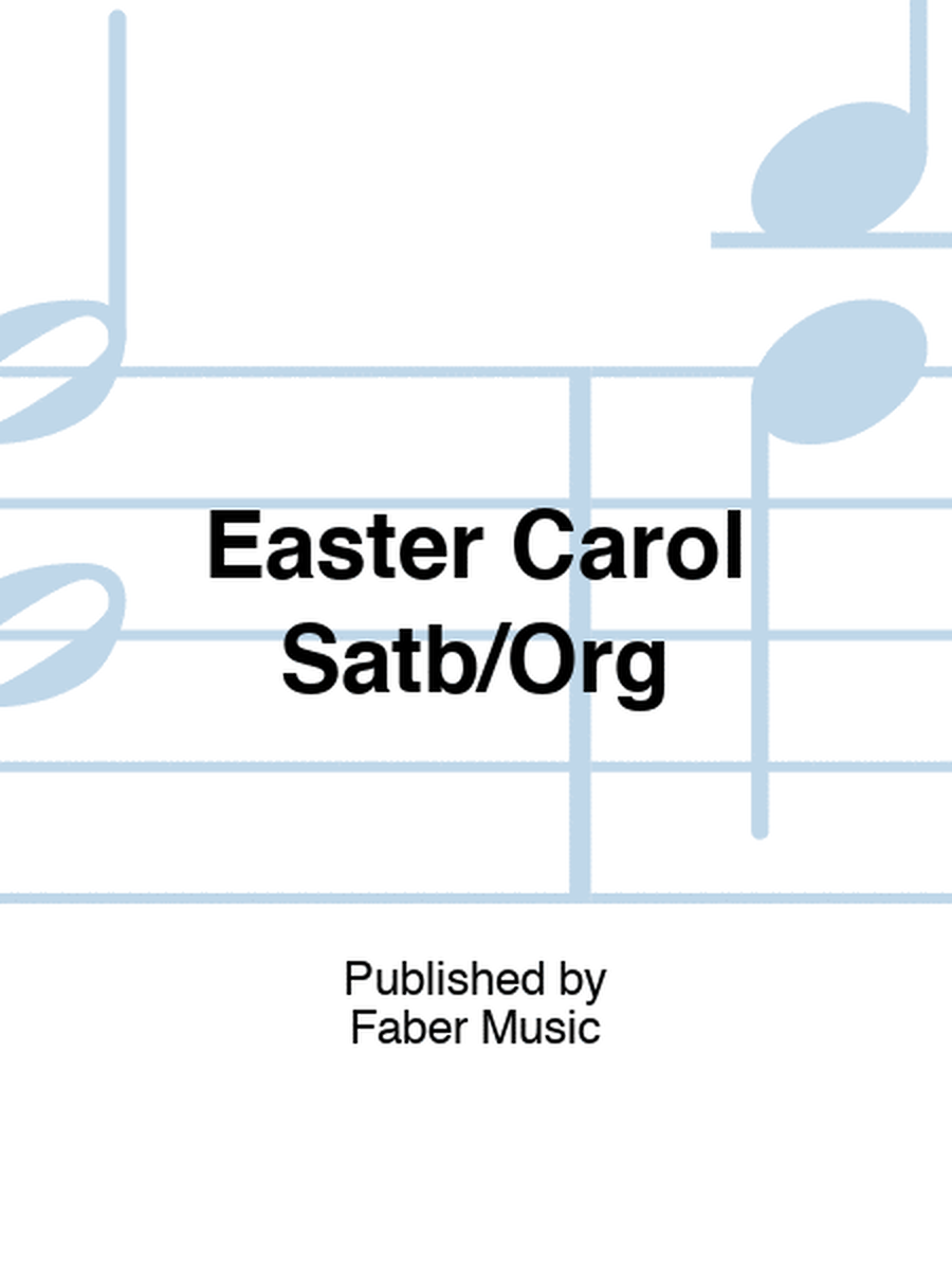 Easter Carol Satb/Org