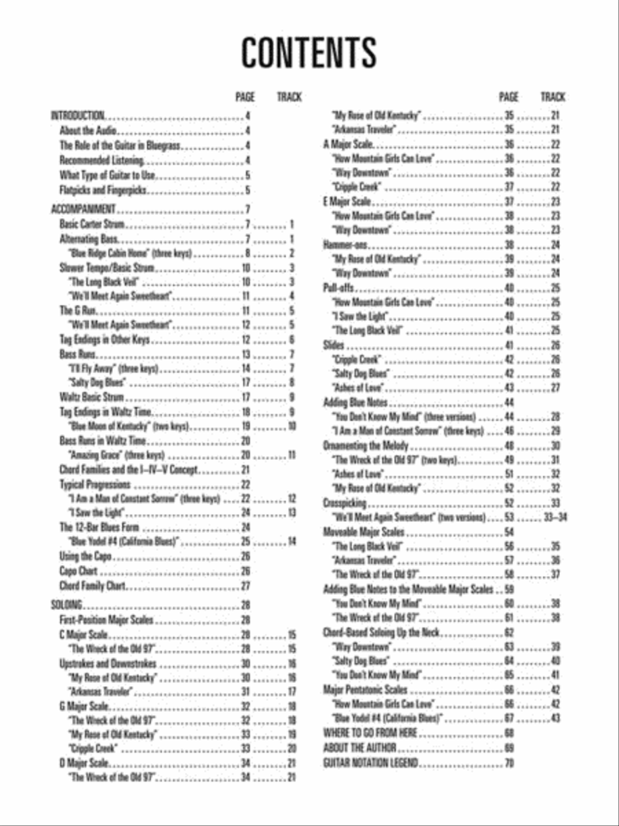 Hal Leonard Bluegrass Guitar Method Acoustic Guitar scores gallery preview page 2