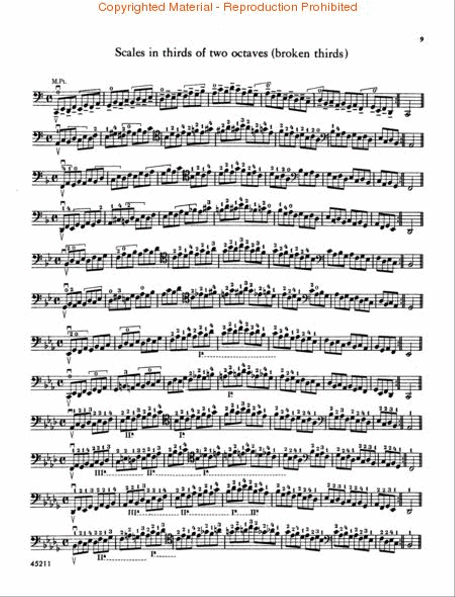 Technical Studies - Volume 1 Cello scores gallery preview page 3