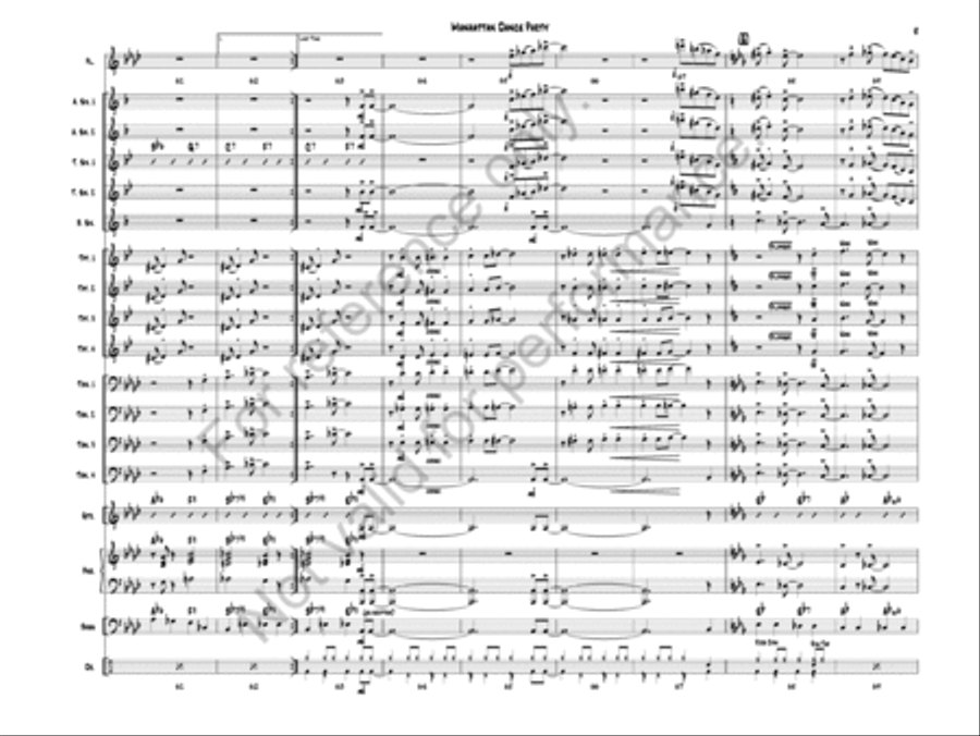 Manhattan Dance Party Jazz Ensemble scores gallery preview page 10