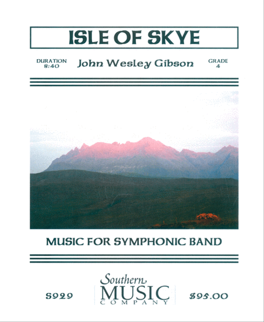 Isle of Skye Concert Band scores gallery preview page 1