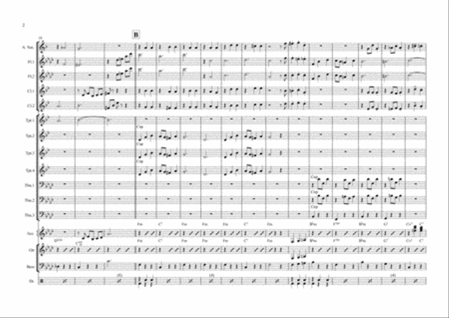Sunrise, Sunset Flute scores gallery preview page 2