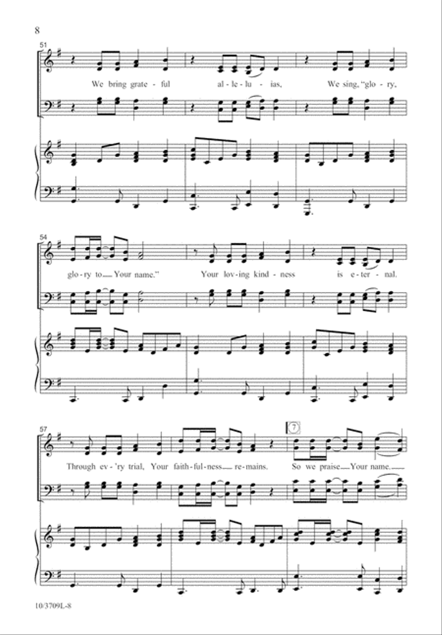 You Are Forever God You Are Forever God 4-Part scores gallery preview page 8