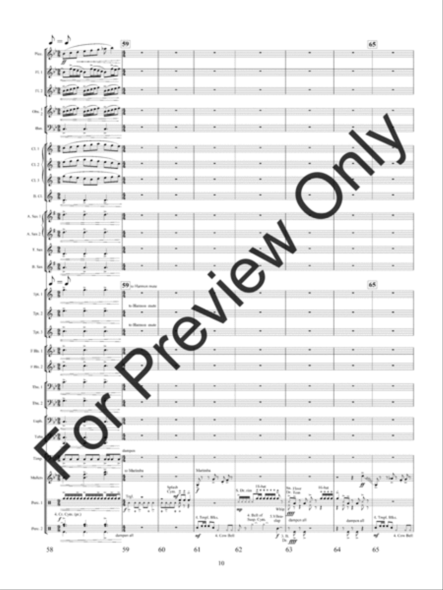 Spitfire Spitfire Concert Band scores gallery preview page 13