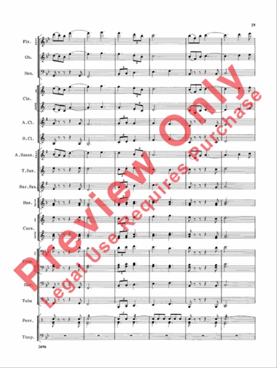 Hudson River Suite Hudson River Suite Concert Band scores gallery preview page 30