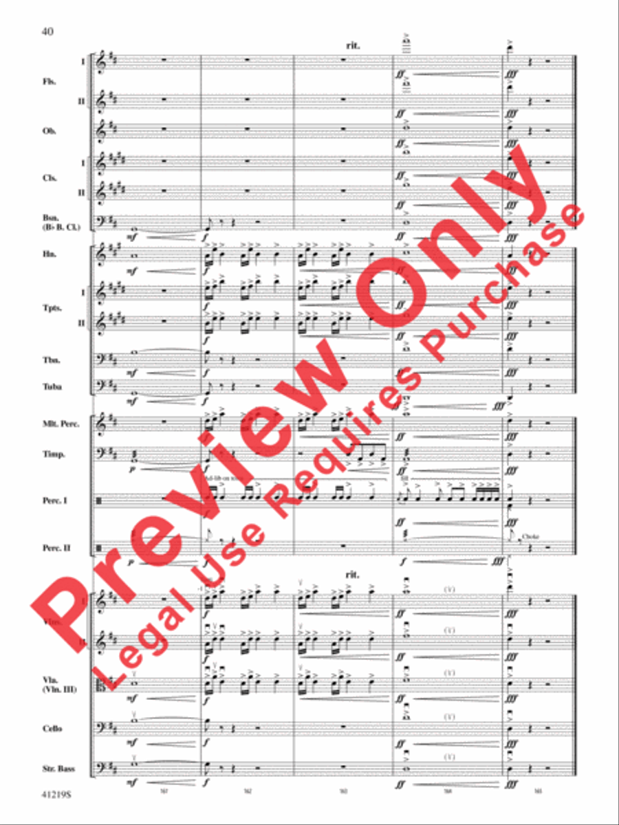 Led Zeppelin Reunion Full Orchestra scores gallery preview page 41
