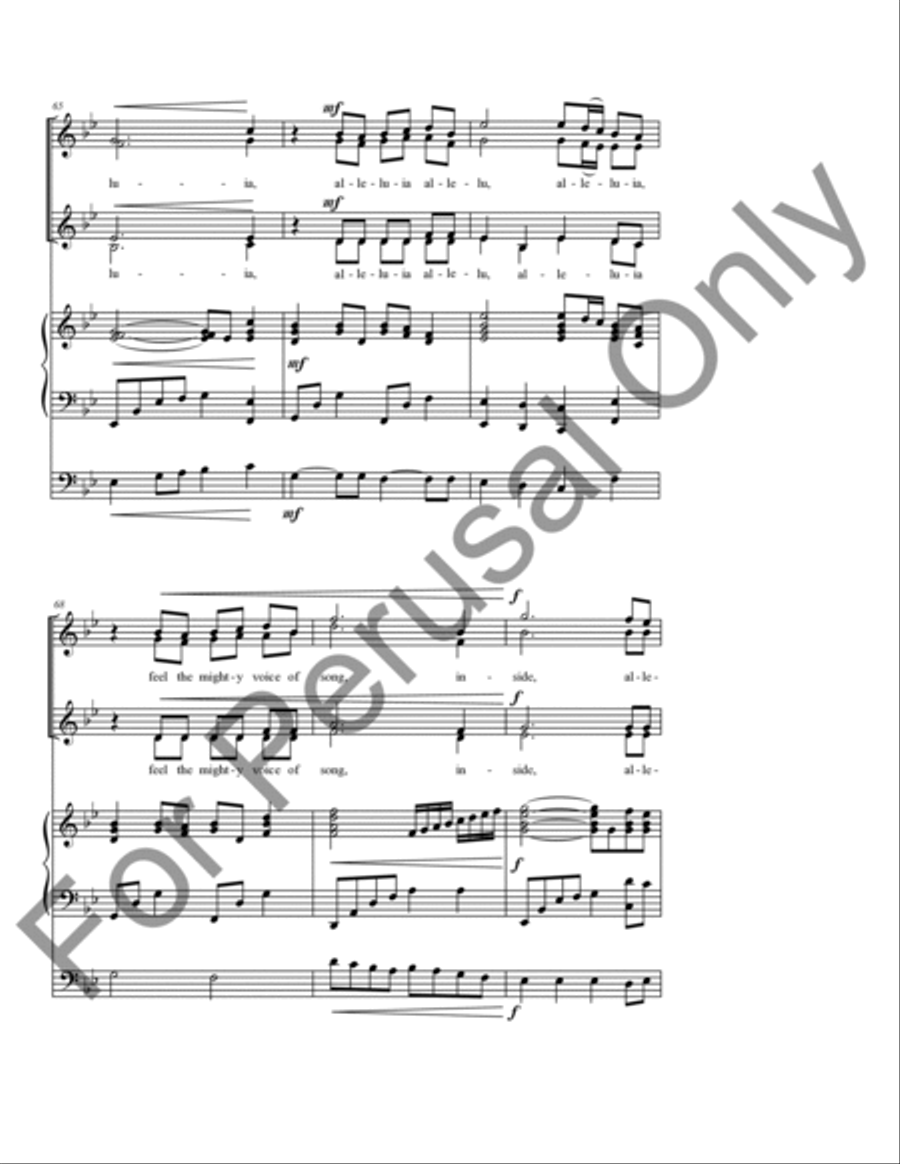And God Gave Music And God Gave Music SSAA scores gallery preview page 11