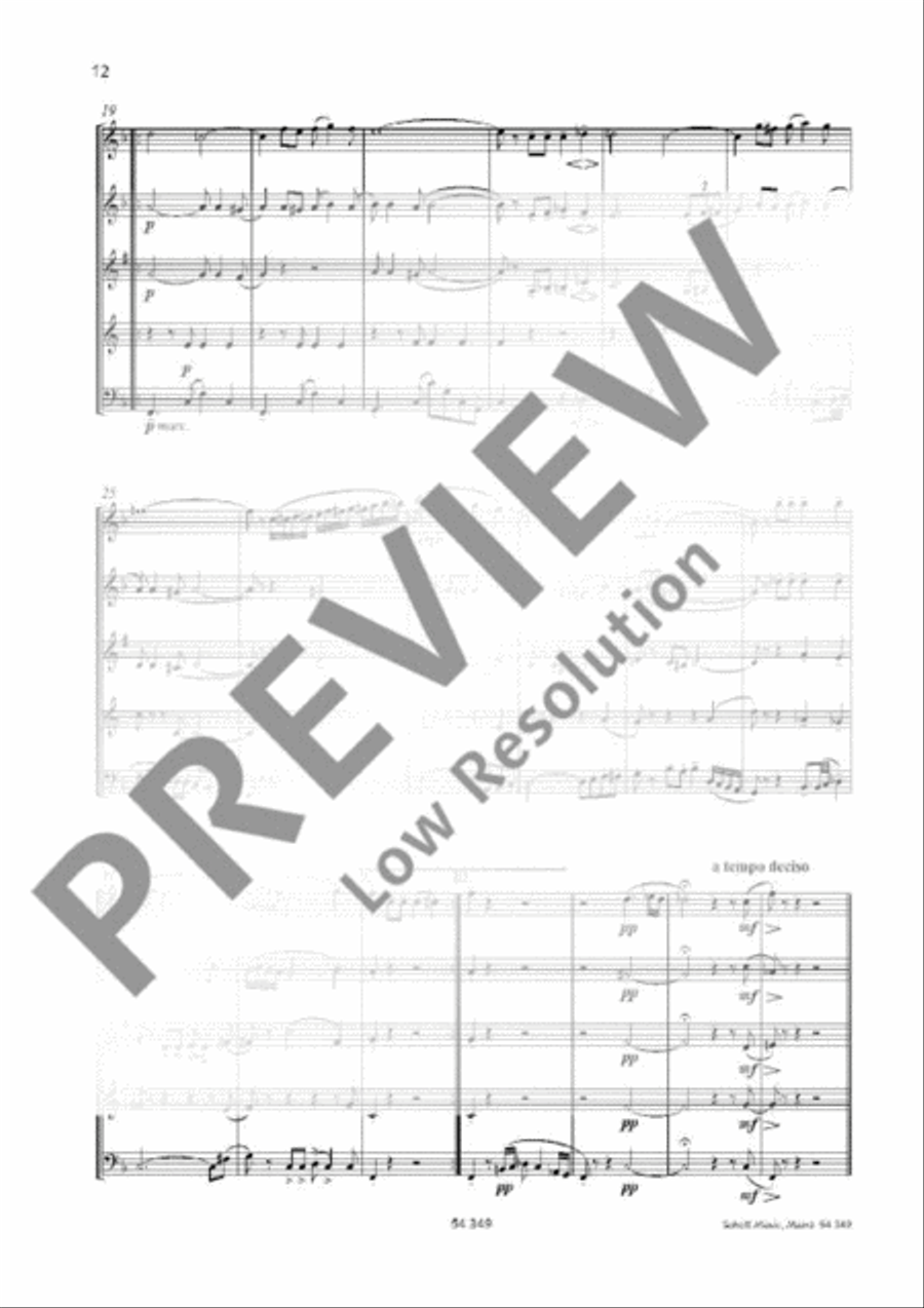 Happy Birthday Woodwind Quintet scores gallery preview page 9