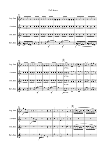 Ballade for Saxophone Quartet (SATB) image number null